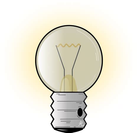 Clipart Lightbulb Gambar Lampu Bohlam Kartun Png Download Full