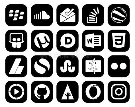 20 Social Media Icon Pack Including Simple Adsense Overflow Css
