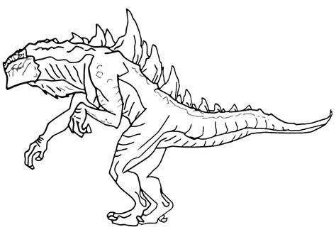 Godzilla Free Coloring Printable Pages