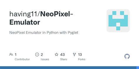 Github Having11neopixel Emulator Neopixel Emulator In Python With