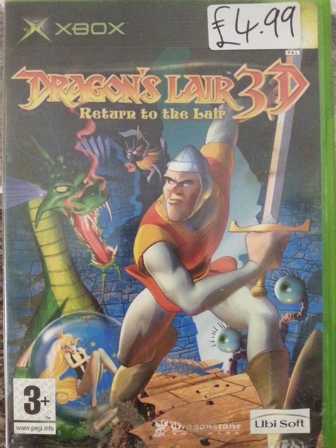 Original Xbox Dragons Lair 3d Retro Game Shop