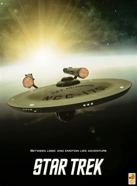 Star Trek Anniversary Poster By Thefirstfleet On Deviantart
