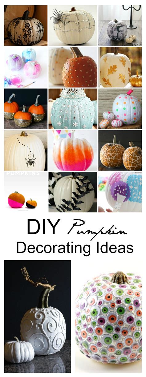 Diy Pumpkin Decorating Ideas Pin The Idea Room