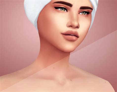 Skin Overlay Sims 4 Custom Content The Sims 4 Skin Sims Hair Sims 4