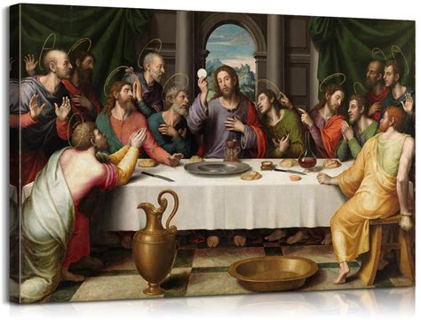 Buy Last Supper Wall Decor Jesus Picture Christian Home Decor Leonardo