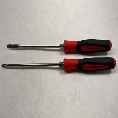 Snap On 2pc Phillips And Flathead Screwdriver Set Shop Tool Swapper