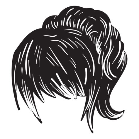 Woman Ponytail Hair Icon Transparent Png And Svg Vector File