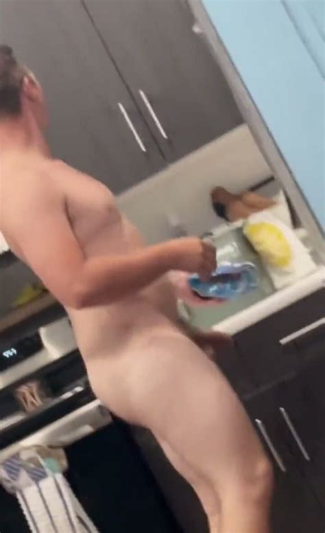 Older Brother Walks Around The House Naked