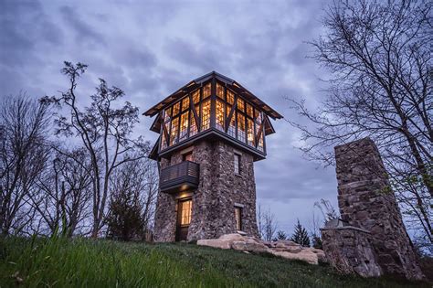 The boys will be adults when (if) they leave. Rustic Tower Homes : Observation Lounge House