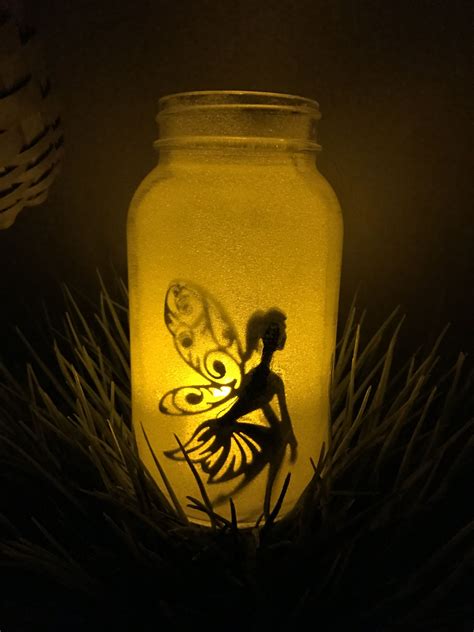 Fairy Nightlight Jar Night Light Mason Jars Fairy Craft Ideas