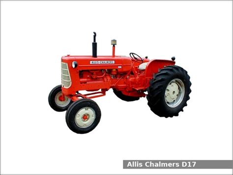 Allis Chalmers D17 Row Crop Tractor Review And Specs Tractor Specs