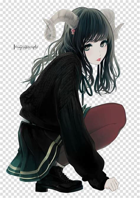 Pastel Cute Devil Anime Girl