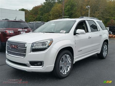 2016 Gmc Acadia Denali Awd In White Frost Tricoat 168043 All