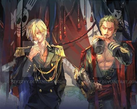 Sanji And Zoro As Crewmates Of The New Pirate King Onepiece