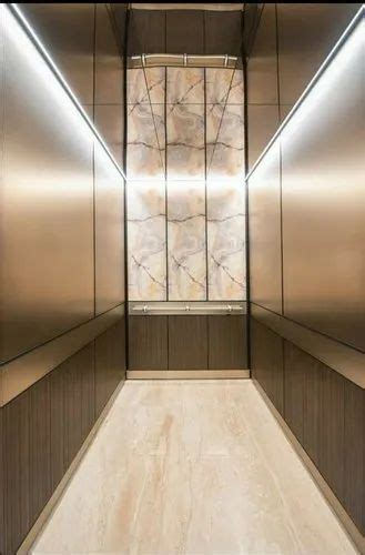 Metal Finish 13 316 Stainless Steel Cabin Elevator For Residential