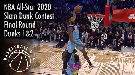 Nba All Star 2020 Slam Dunk Contest Final Round Dunks 1and2 February