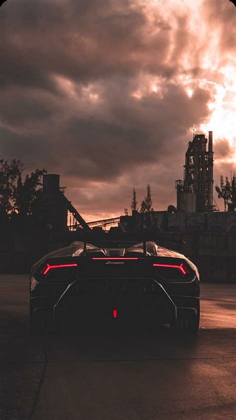Performante Lamborghini Huracan Sunset Car Supercar Carbon