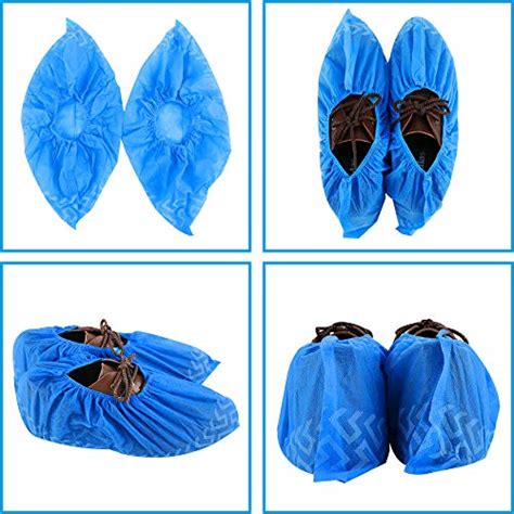 Disposable Boot And Shoe Covers 200 Pack 100 Pairs Non Slip Durable