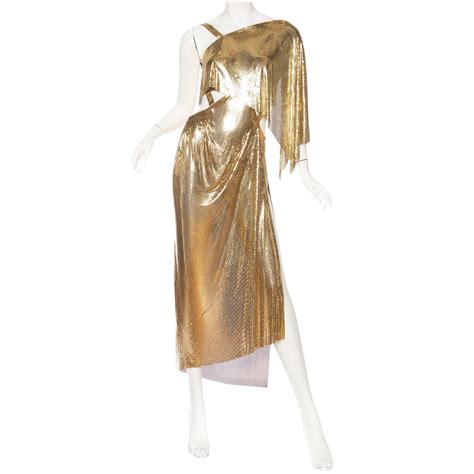 Morphew Atelier Gold Lace And Metal Mesh Fringed Cocktail Dress For Sale At 1stdibs Gold