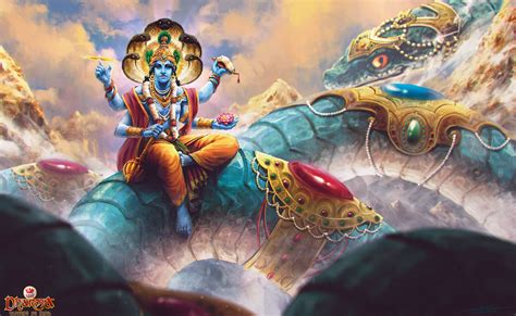 Vishnu By Feig Art On Deviantart Lord Vishnu Wallpapers Hindu Art