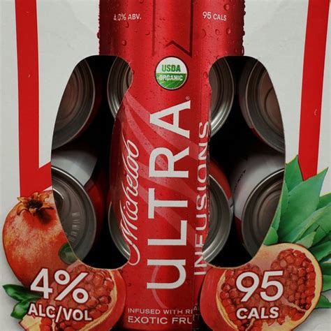 Michelob Ultra Infusions Pomegranate And Agave Anheuser Busch Photos