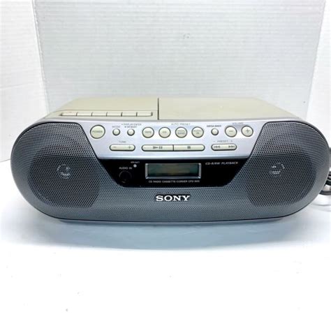 Sony Cfd S05 Cdheadphone Jackcd R Playbackradiocd Rw Playback