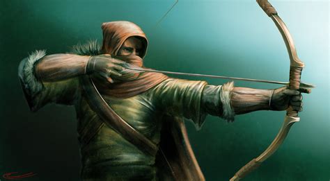 Archer Men Warrior Green Arrow Hood Headgear Movies Fantasy