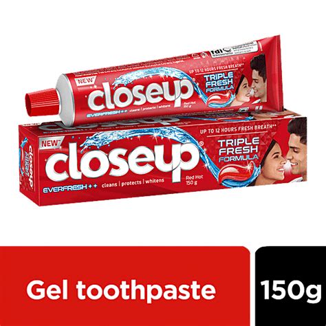 Buy Close Up Ever Fresh Red Hot Gel Toothpaste 150 Gm Online At Best