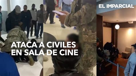 Ataca A Civiles En Sala De Cine Youtube