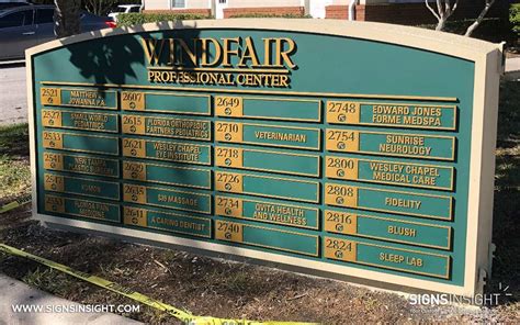 Multi Tenant Monument Signs For Your Facility In Tampa Bay Area Fl