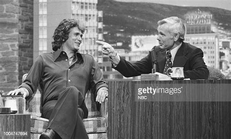 Actor Michael Landon During An Interview With Host Johnny Carson On News Photo Getty Images