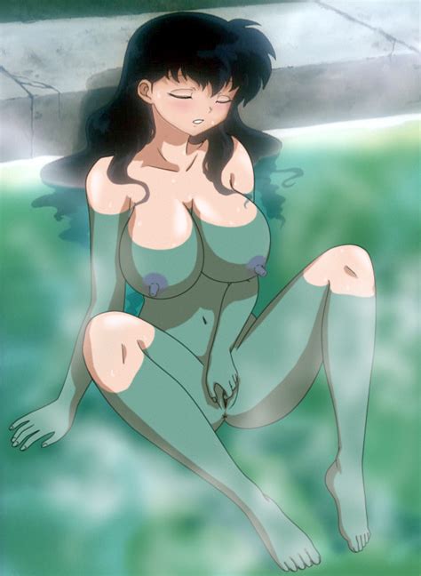 Higurashi Kagome Inuyasha Screencap Third Party Edit Girl Anime Screencap Anus Barefoot
