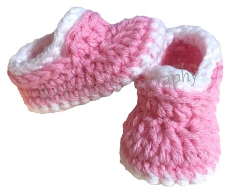 Preemie Size Basic Baby Booties Crochet Pattern Etsy