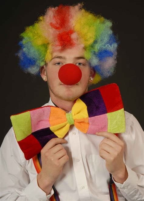 Jumbo Circus Clown Bright Bowtie