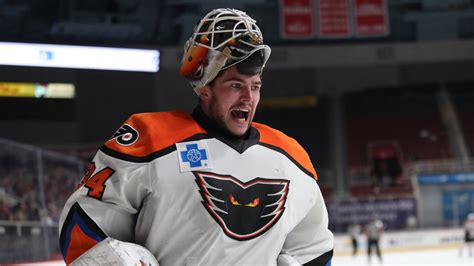 Alex Lyon Flyers Prospect Makes 94 Saves In Longest Ahl Game Sports