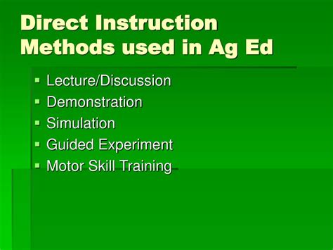 Ppt Direct Instruction Powerpoint Presentation Free Download Id258567