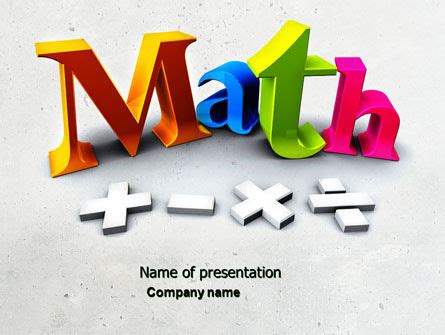 Math Backgrounds For Powerpoint
