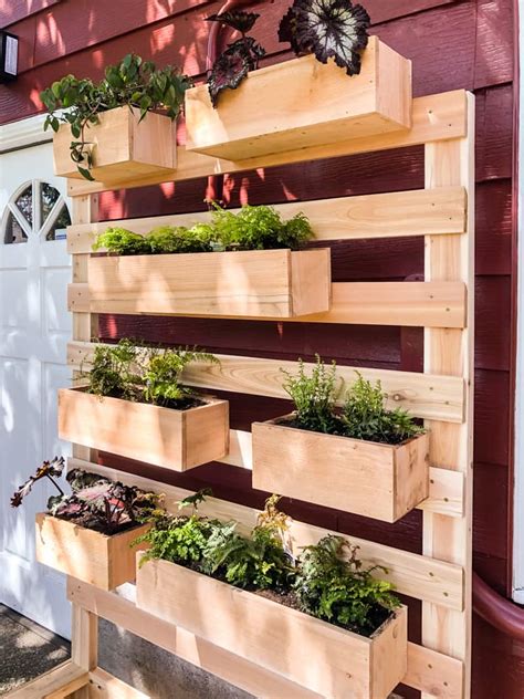 Here are some vertical garden ideas for inspiration. DIY Vertical Garden Wall Planter with Plans - The Handyman ...