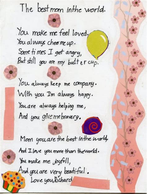 Heartwarming Funny Mothers Day Poems From Daughter 5 Senses Word Search