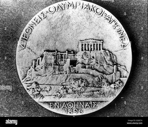 The 1896 Olympic Gold Medal Stock Photo - Alamy