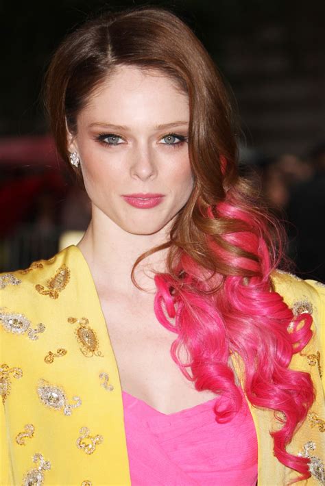 Coco Rocha Also Rocked Pink Tips In 2012 For The Met Ball Bright Hair