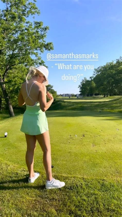 Cheeky Paige Spiranac Pulls Down Her Top To Check Herself Out On Golf Course Daily Star