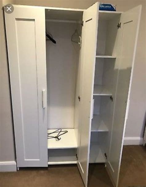 That's why a safety fitting is included so that you can attach the wardrobe to the wall. IKEA Brimnes wardrobe closet white for Sale in San ...