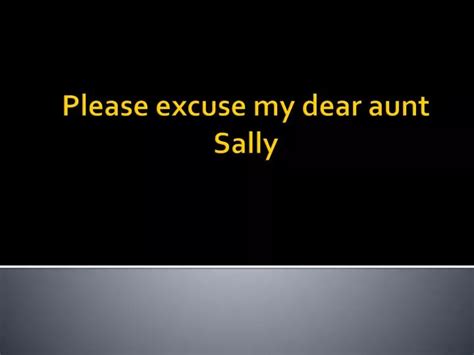 ppt please excuse my dear aunt sally powerpoint presentation free download id 2636490