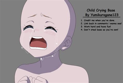 Anime Base Poses Crying Drawing Base Anime Cry Crying Reference Bases