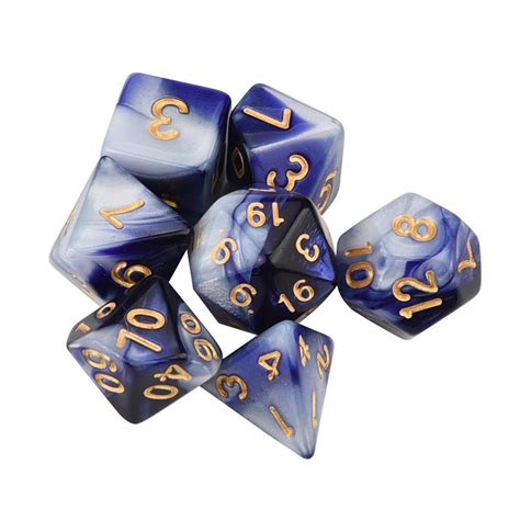 Koupit Ele Pcs Set Trpg Game Dungeons Dragons Polyhedral D D Multi Sided Acrylic Dice Joom