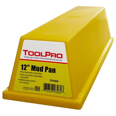 Toolpro 12 In Heavy Duty Textured Yellow 4 In W X 12 In L X 5 In D