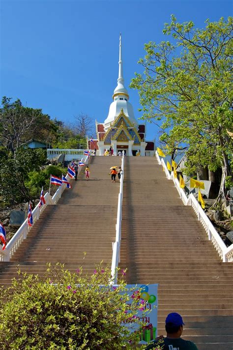 Many Steps To The Temple At Khao Takiab Near Hua Hin Thai Flickr