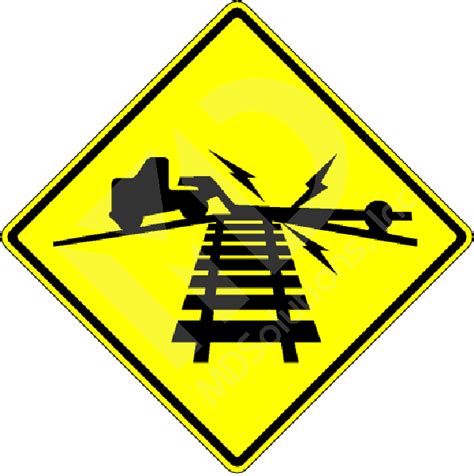 W10 5 Low Ground Clearance Railroad Crossing Sign