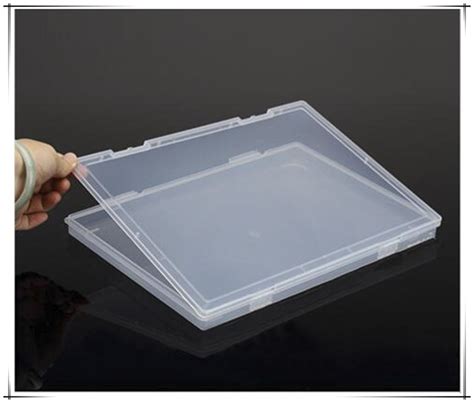 Buy Portable A4 File Box Transparent Plastic Box Document Paper